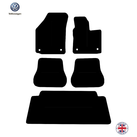 Volkswagen Caddy Maxi (Round Clips) 2008 - 2020 Car Mat